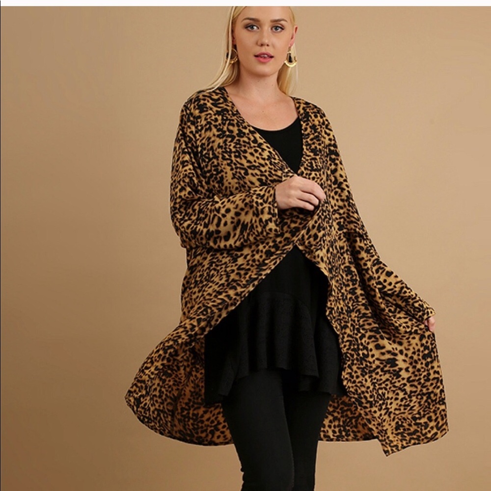 Umgee 1xl Long Leopard print Duster